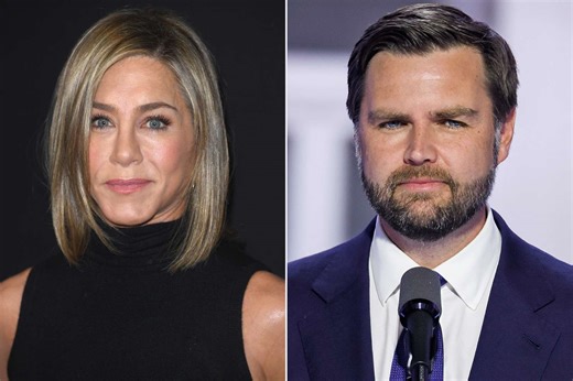 Jennifer Aniston condemns J.D. Vance's 'cat ladies' comment, prays for his daughter