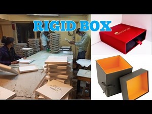 HOW TO MAKE RIGID BOX FOR PACKAGING.