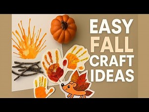 9 Easy Fall Crafts for Kids 🍁 | Fun Autumn Activities for Home, School & Homeschool