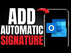 How to Add Automatic Signature to ALL your Outlook Emails on Desktop (EASY GUIDE) [2024]