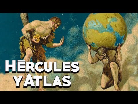Hércules y Atlas: Las Manzanas Doradas - Los doce trabajos de Hércules - Mitología Griega