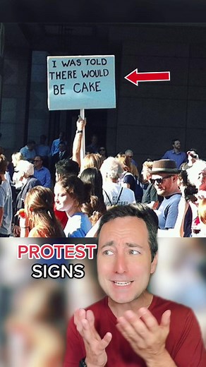 Funny protest signs… 😂 #funny #comedy #funnysigns #fail #fails #protest #oof