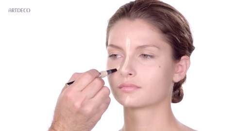 ARTDECO Perfect Teint Concealer - Peach N°03 - Light-Reflecting Concealer with Brush Applicator - No Signs of Tiredness - Medium Coverage - Water-Resistant - Long Lasting - Makeup - 0.07 Fl Oz