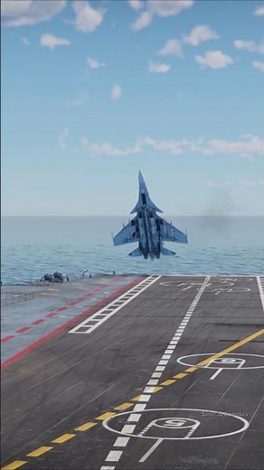 Cobra Maneuver Carrier Landing Challenge (Simulation) | No Real Footage