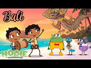 Hogie Wants to Fly! 🪁 Bali Episode | Cartoon Adventure | Hogie The Globehopper