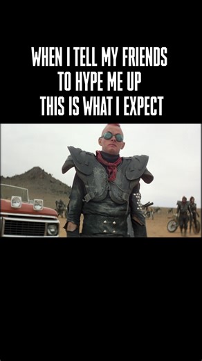 Everyone needs a personal hype man. 😌 Mad Max 2: The Road Warrior is playing on SYFY. | SYFY