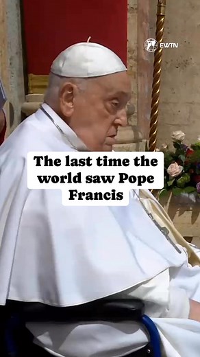 Pop Francis last public appearance #PopeFrancis | EWTN