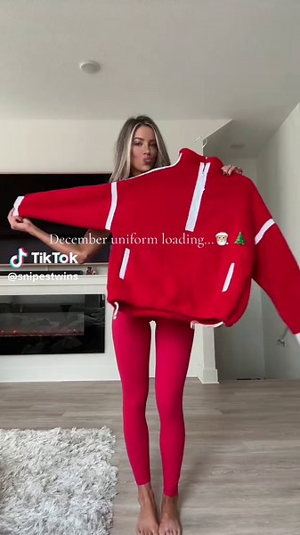 December uniform, and it’s affordable ✨ #christmas #fleece #comfyoutfit #millennialfashion #fpm