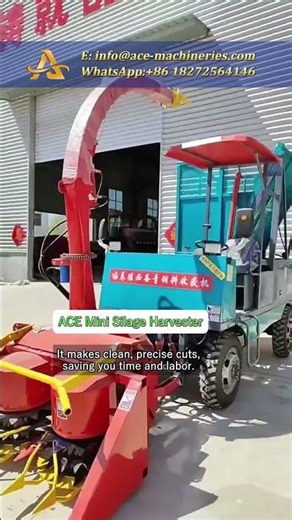 ACE Tractor Mounted Mini Forage and Silage Harvester with Hopper