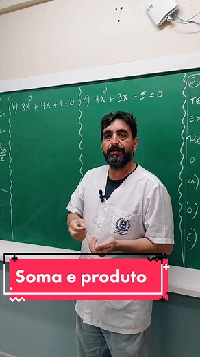 Soma e Produto na Matemática: Equação do 2º Grau