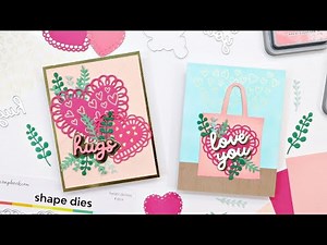 How to Make Handmade Valentine Cards | 2 Love-Themed Designs