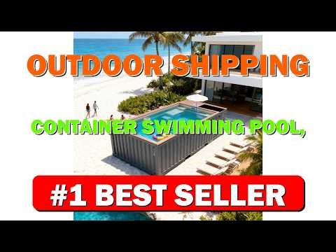 Outdoor Shipping Container Swimming Pool, Garden Pool for Backyard, Villa & Homestay, - B0G4DGDPZN
