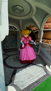 We met the princess herself! 👑 Princess Peach greets her loyal subjects just outside her castle at Epic Universe in Super Nintendo World. #epicuniverse #UniversalOrlando #UniversalStudiosOrlando #supernintendo #mariobros #nintendo | Chip and Company