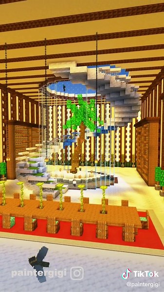 Building a Desert Oasis in Minecraft