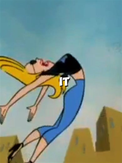 johnny bravo as a woman... he finally knows how it feels 🤣#fyp #cartoon #women #fypppppppppppppppppppppp #viral