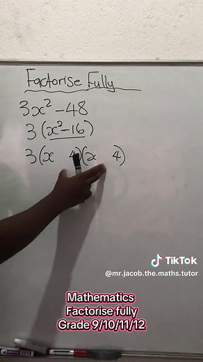 Mathematics Factorisation Techniques for Grades 9 to 12