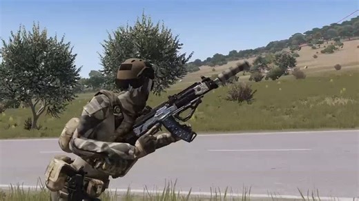 【自制mod】AK-27重型和中等枪管版本实战测试，《黑色行动7》移植-武装突袭3