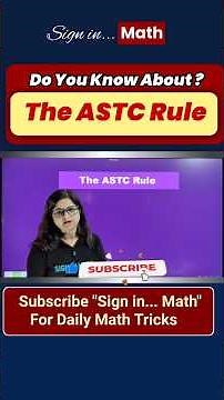 All Students Take Care (ASTC) 😎| ASTC Rule Made Easy 🤯| Trig Signs Trick: ASTC Explained #shorts