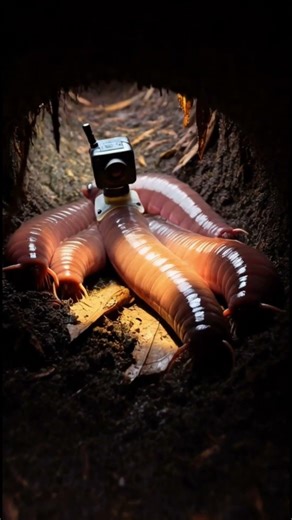Earthworm’s Secret Life: 4K POV Research Footage