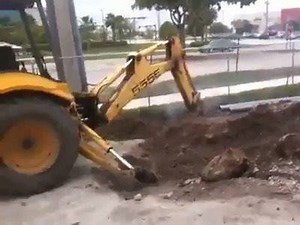 1.9K views · 18 reactions | #DiggingTuesday This is why it is so important to DIAL 1100 BEFORE YOU DIG. The operator has hit a high voltage underground power cable and wants to get back in his backhoe to save the bucket from being damaged. He's lucky there's someone with common sense with him as he'd have most likely killed himself for the sake of a few hundred dollars. @@@ | Digga Australia | Facebook