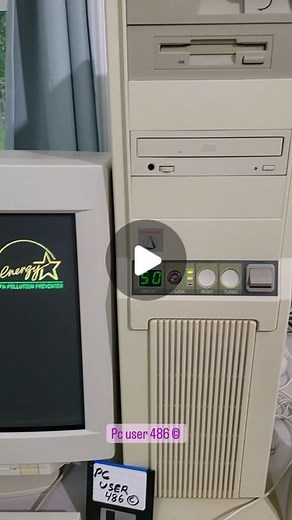 Michael | My Mega tower now rocking a i486DX2-50 mhz 👀 ♥ after hours of swapping motherboards lolz . . . #asmr #retro #computer #nostalgia #90s... | Instagram