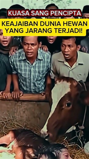 VIRAL DI MEDIA SOSIAL ANAK SAPI BARU LAHIR #viral #anaksapi #heboh #ajaib #fyp