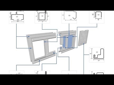 PERFILES PARA VENTANA CORREDIZA EN HERRERÍA