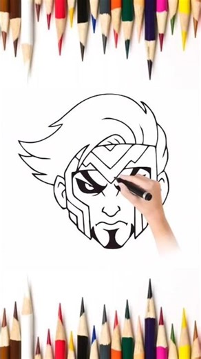 How to Draw Gambit #easydrawing #kidsart