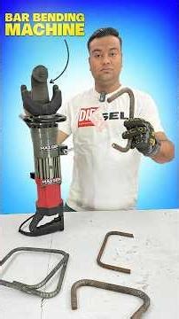 Portable Re-Bar Bending Machine - 22mm || सरिया मोड़ने वाली मशीन #shorts #ytshorts #construction