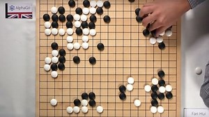 Go-playing Google Deepmind AlphaGo computer defeats human champion