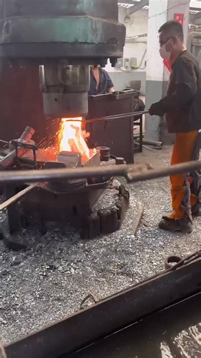 Inside the factory Punching and Forging Steel Bearing Factory Workflow #process #machine #forging | Jared Grant