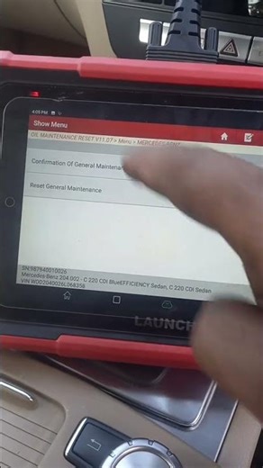 benz w204 oil services reset