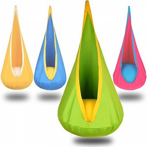 [Hot Item] Indoor Outdoor Kids Hanging Hammock Sensory Swing Pod Swing