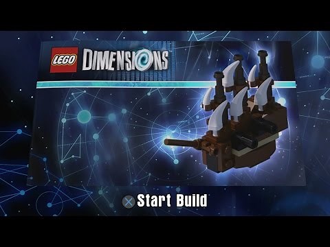 LEGO Dimensions - One Eye'd Willy's Pirate Ship Building Instructions - The Goonies Level Pack 71267
