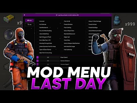 MOD MENU 1.43.0 | LAST DAY ON EARTH : SURVIVAL UNLOCK PREMIUM GOD MODE SPLIT ITEMS