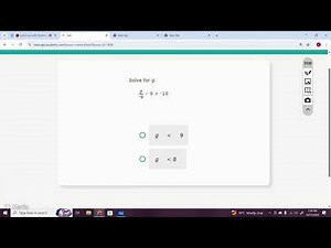 Grade 8 - Math: One variable inequalities