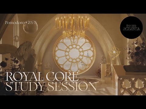 Study at the Royalcore x Romantic Academia Castle✨ Pomodoro 25/5 🔔 2 hrs