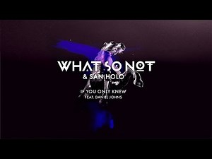 What So Not & San Holo - If You Only Knew (feat. Daniel Johns) [Official Audio]