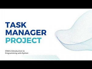 Task Manager project implemented using Python