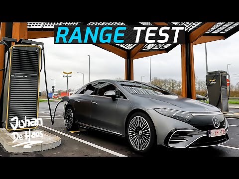 MERCEDES EQS 580 4MATIC RANGE TEST