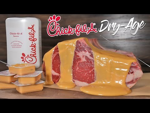 I DRY-AGED steaks in Chick-fil-A Sauce and this happened!