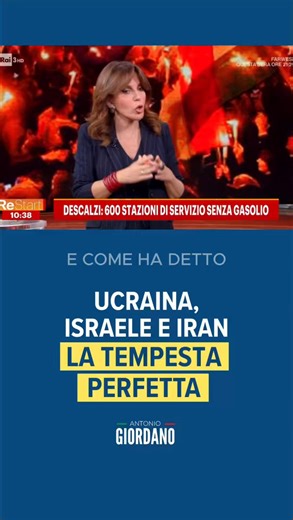 UCRAINA, ISRAELE E IRAN: LA TEMPESTA PERFETTANon è l’Iran, da solo, la “tempesta perfetta”.La vera tempesta nasce dalla somma delle crisi: guerra in Ucraina, attacco di Hamas a Israele, la corsa alla bomba in Medio Oriente. Eventi diversi, ma parte della stessa catena.#tempestaperfetta #attualità #geopolitica