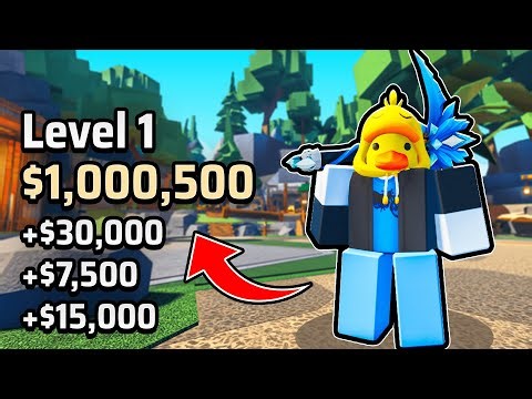 Starting Over as NOOB but with $1,000,000 in The Forge Roblox...