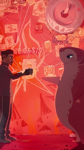 2 chomps for Nimona in shark form! #nimona #netflix