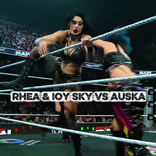 Rhea Ripley & Ioy Sky Vs Auska Ultra Edit 🔥☠️#wwe#shorts