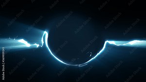 Comic Manga Action Electric Power Fx/ 4k animated cartoon and manga powerful electric visual fx, with shiny lightning strikes