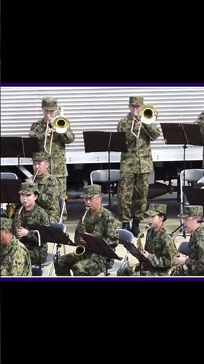 「陸軍分列行進曲」 陸上自衛隊 中部方面音楽隊 第13音楽隊合同 伊丹駐屯地 #shorts