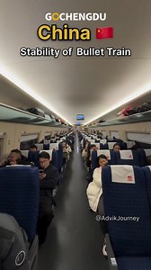 🚗💨 Stability at 305/KMH! Impressive performance from China's Bullet Train! 🚀🇨🇳 #ChinaSpeed #AutomotiveInnovation #HighPerformance #infrastructure #china #highspeed | Go Chengdu