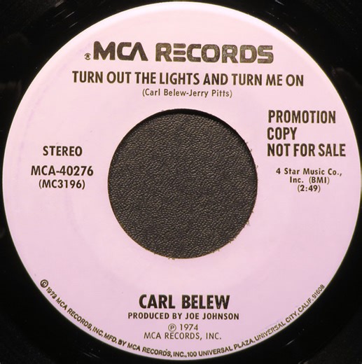 Carl Belew -  Welcome Back To My World