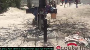 485K views · 5.3K reactions | Apre lapolis te pase nan baz 400 mawozo nan kwadèboukè kote yo te rive Kay chèf la yo te kraze brize e boule, écoute Fm te fè yon ti vizit nan zòn nan Ann gade kelke imaj | Radio Ecoute FM | Facebook